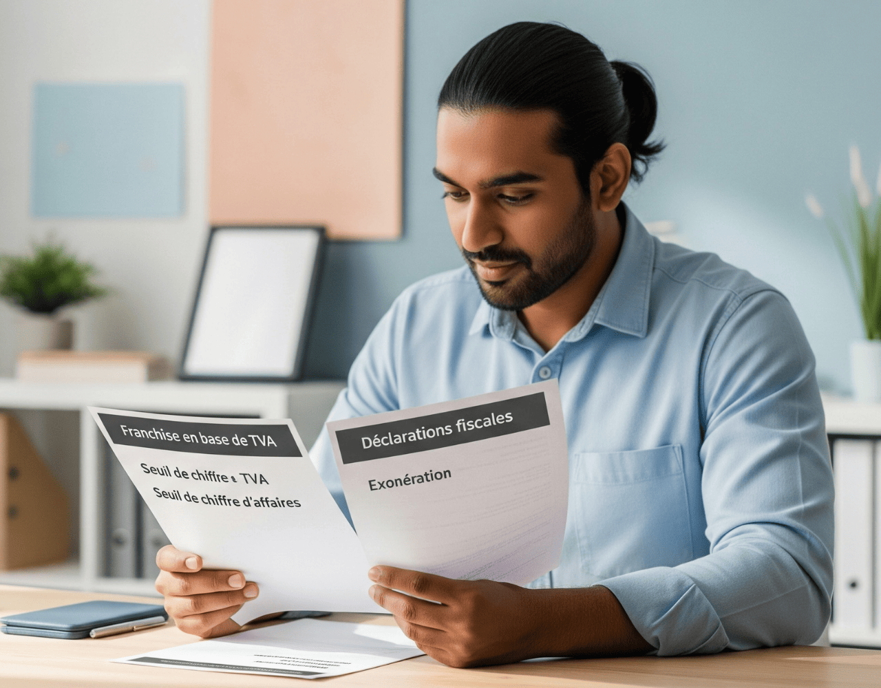 Homme notant les dates de déclarations fiscales en regardant son ordinateur