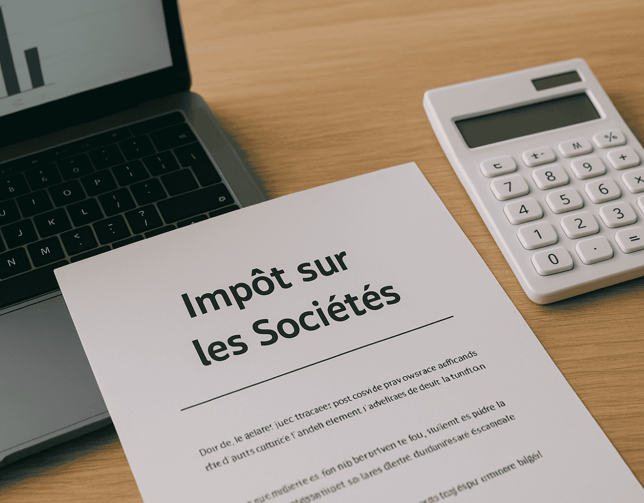 Calcul de l’impôt sur les sociétés (IS) en 2025 avec taux normal et taux réduit pour PME, optimisation fiscale et gestion d’entreprise