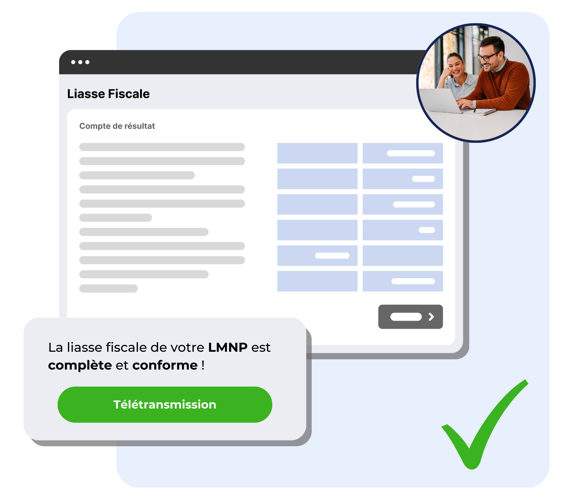Vous pouvez générer une liasse fiscale LMNP avec la plateforme de télédéclaration Teledec